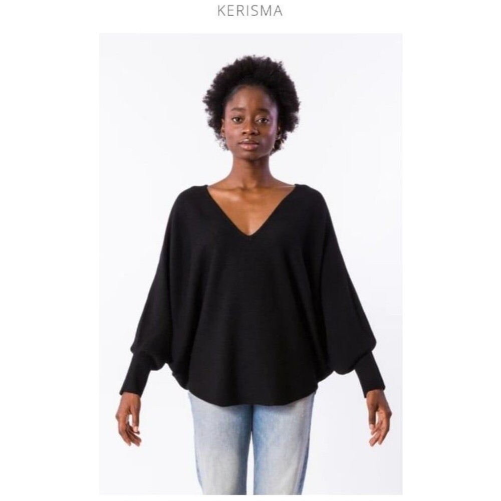 Kerisma Dolman Sleeve Pullover Sweater, One Size